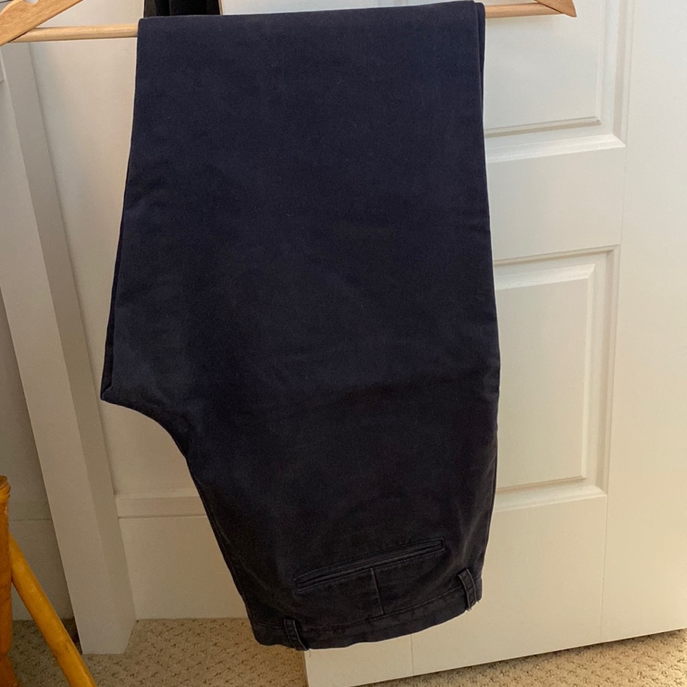 Navy chinos